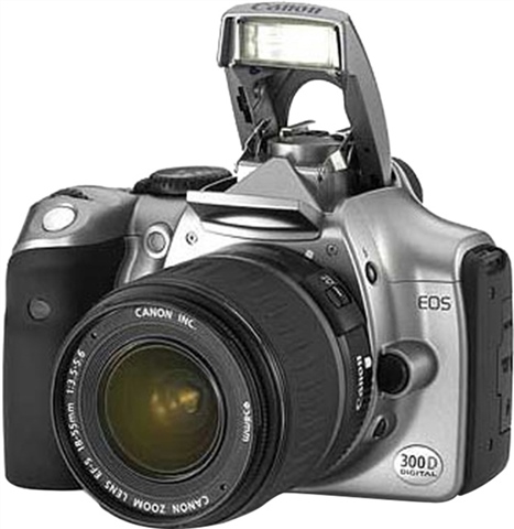 Canon EOS 300D + Objectif 18-55 Mm – Reflex Numérique D'occasion En Bon état
